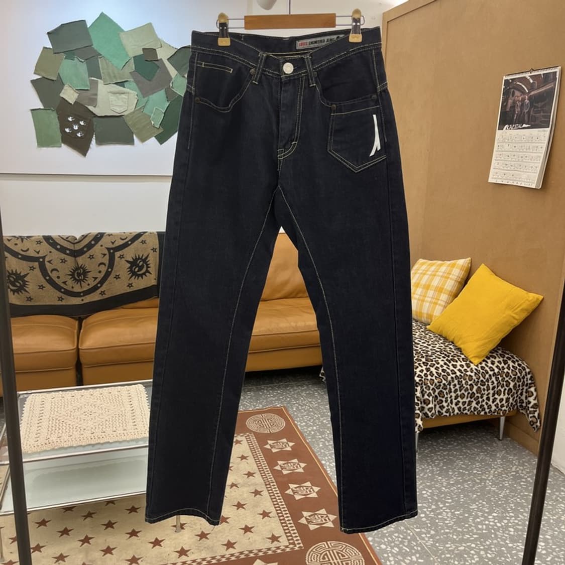 리바이스 엔지니어드진 캐주얼 키치 프린팅 데님팬츠 28인치 C10285 상품이미지3