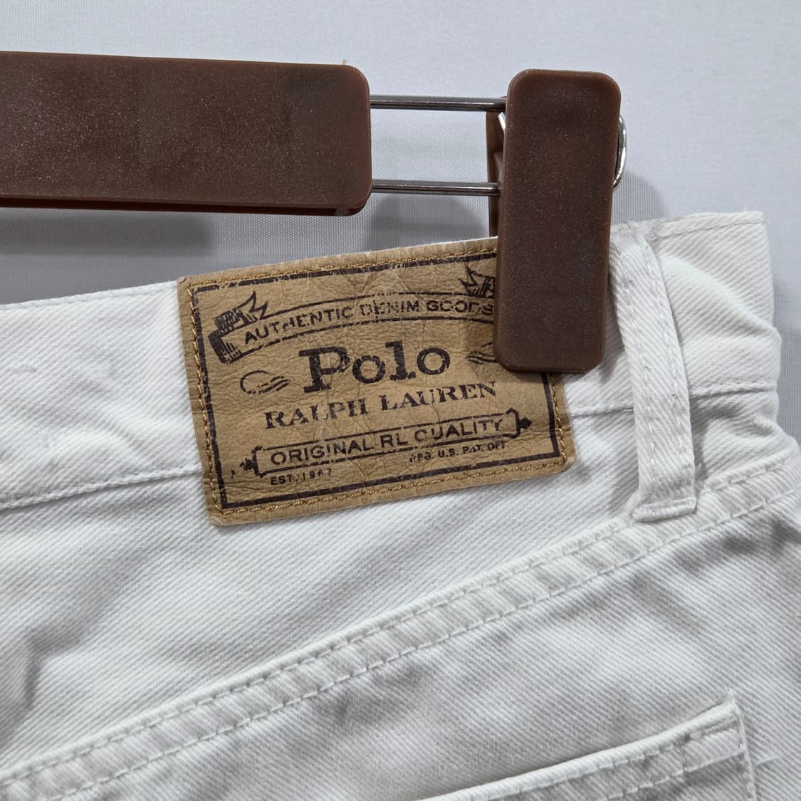 폴로랄프로렌 우먼 화이트 데님 핫팬츠 25 상품이미지4