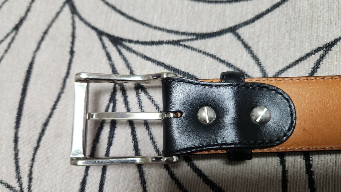 맥나니 Magnanni 남성 가죽 벨트 1076 95 107cm 36인치 상품이미지3