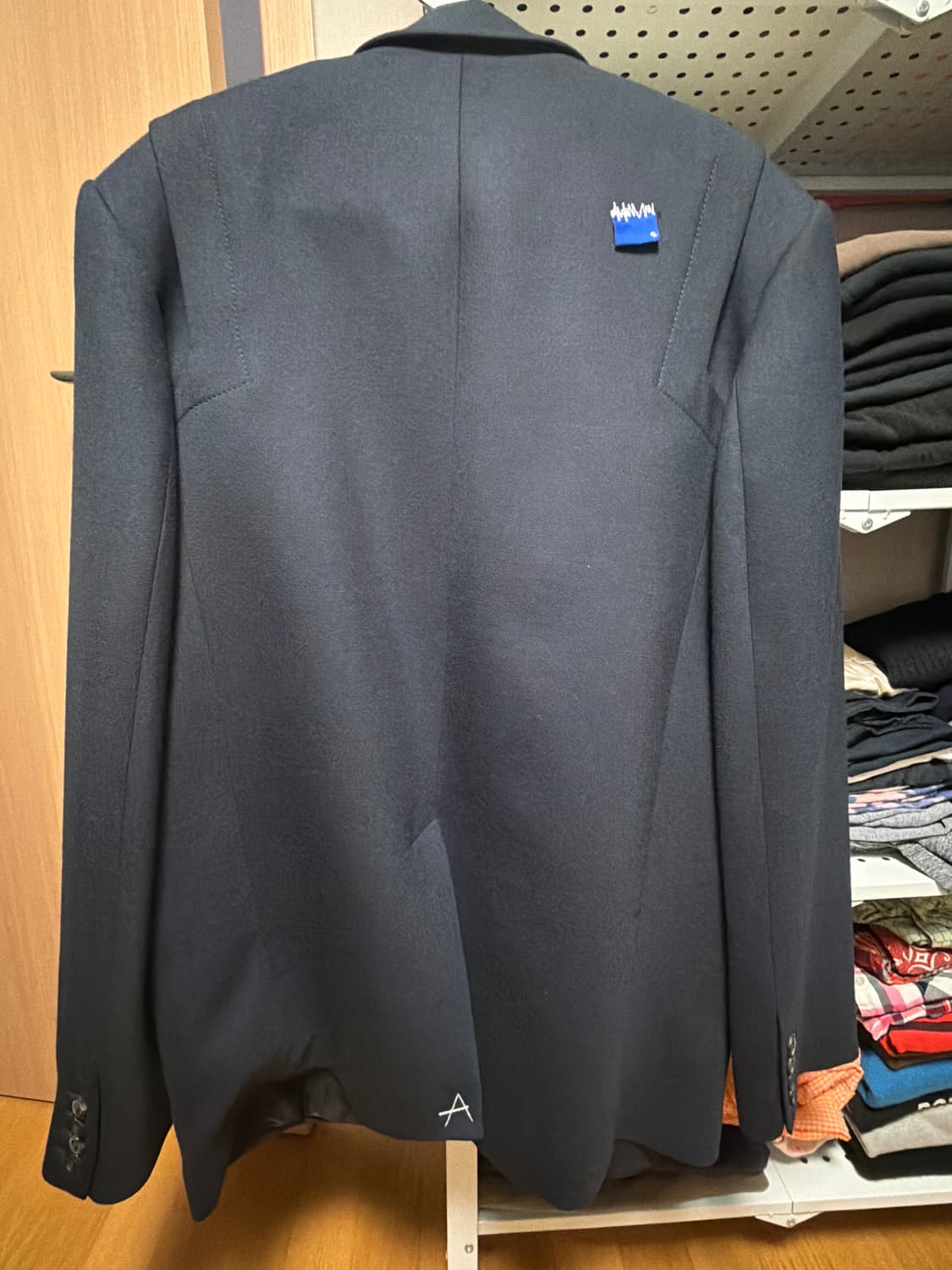 ZARA X ADERERROR 네이비 어깨깡패 블레이저 상품이미지3