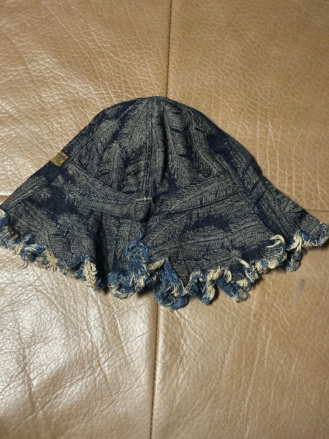 캐피탈 페더 데님 버킷햇 navy (os) 상품이미지4