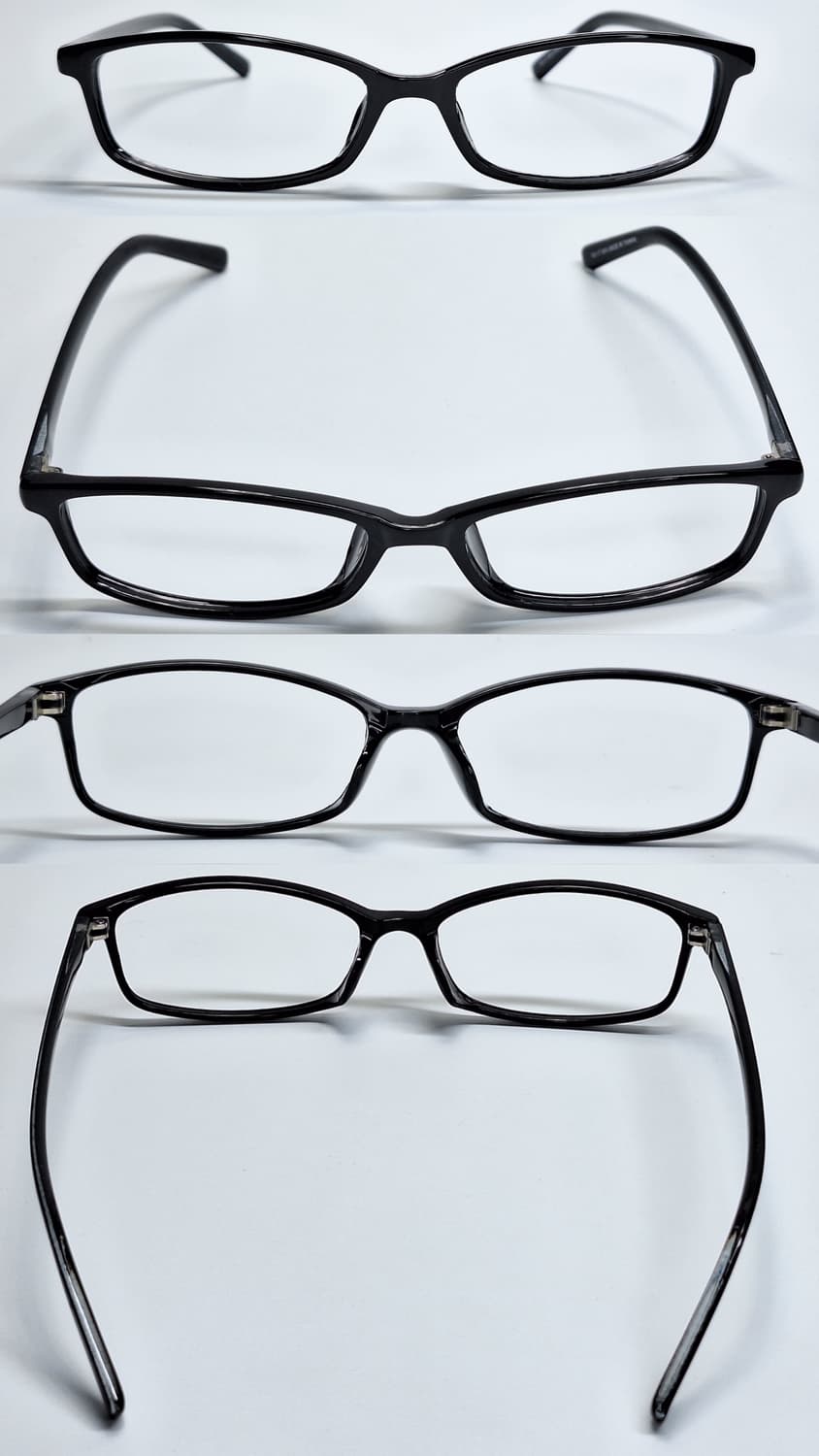 743-1T 94% MADE IN TAIWAN 블랙 슬림 뿔테 안경테 상품이미지2