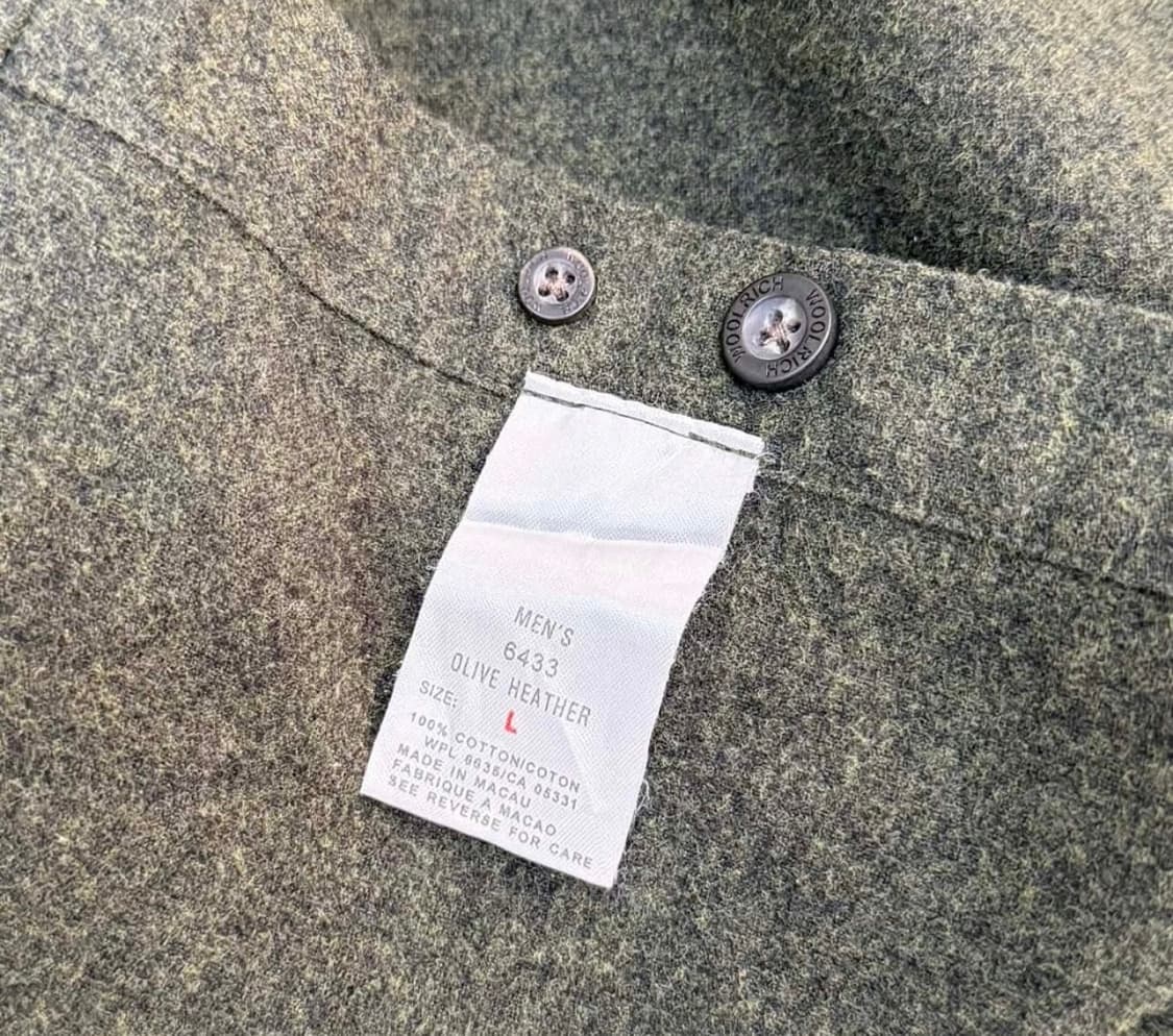 울리치 올리브 헤더 플란넬 셔츠 상품이미지4