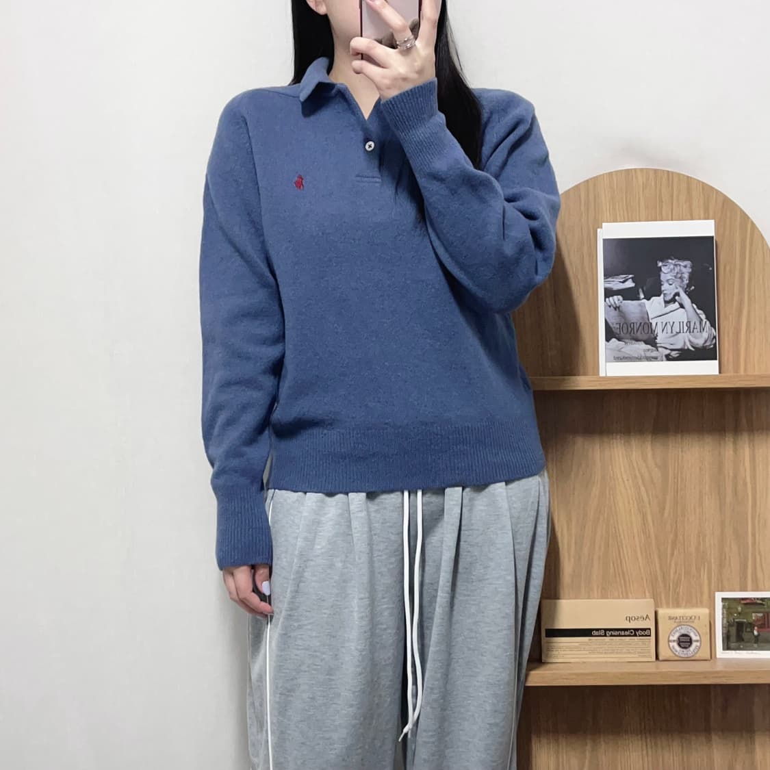 [정품] 폴로 딥소라 / 버건디포니 램울 카라니트 [ 95 ] 상품이미지2