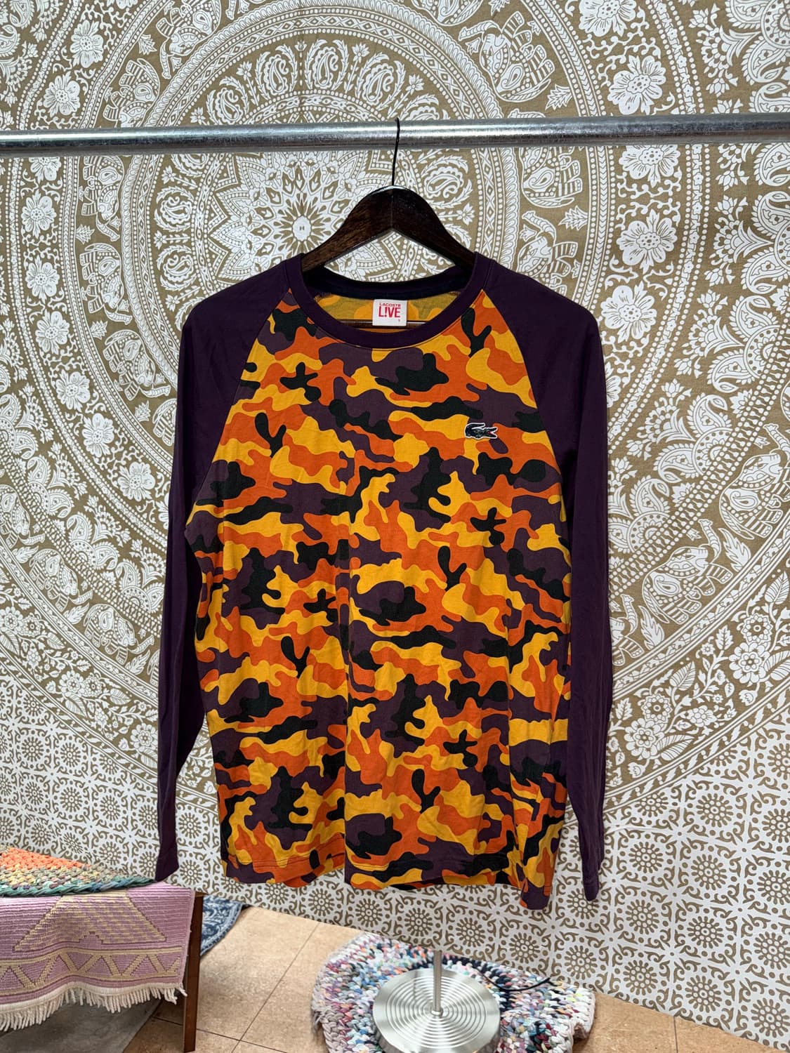 라코스테 카모 나그랑 롱슬리브 긴팔티  상품이미지3