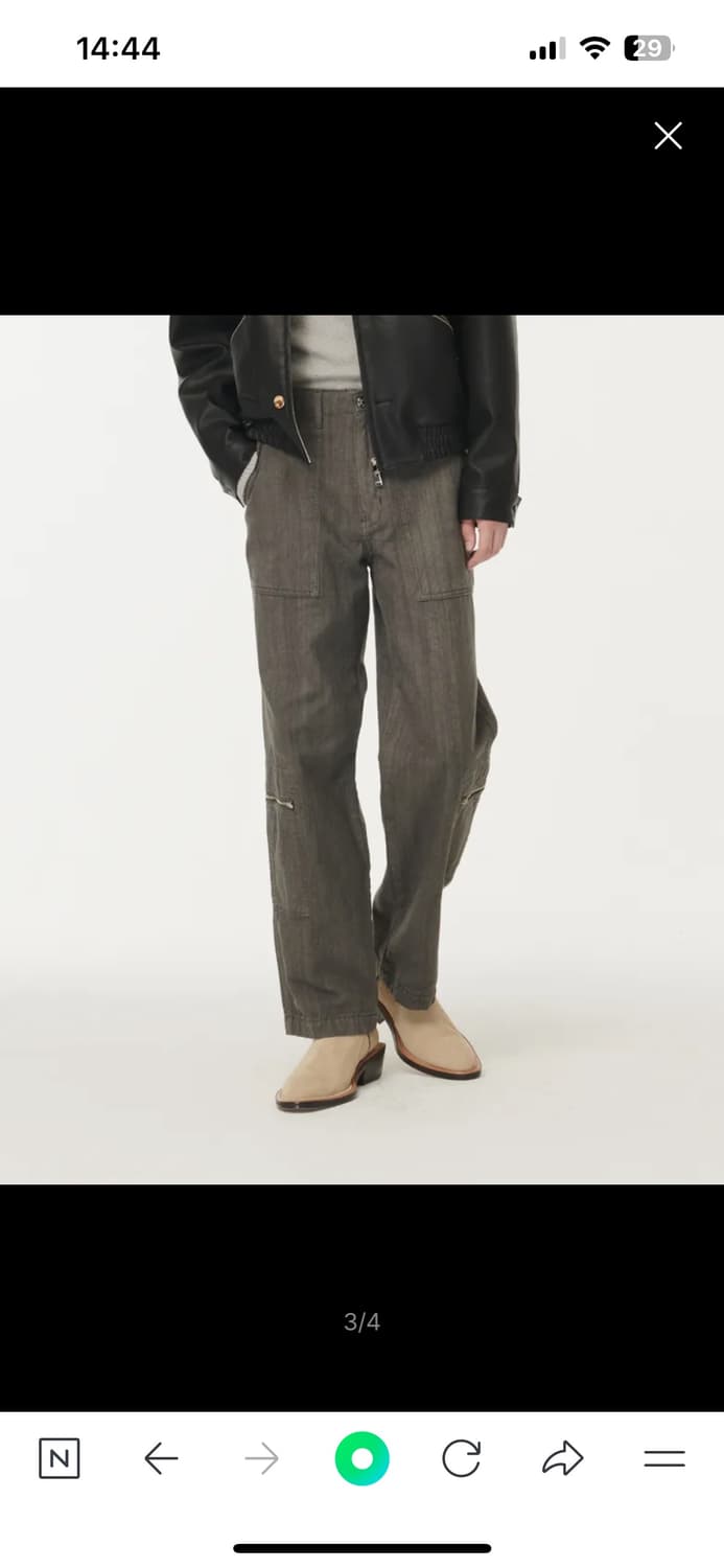 SATUR 데님 팬츠 S 상품이미지1