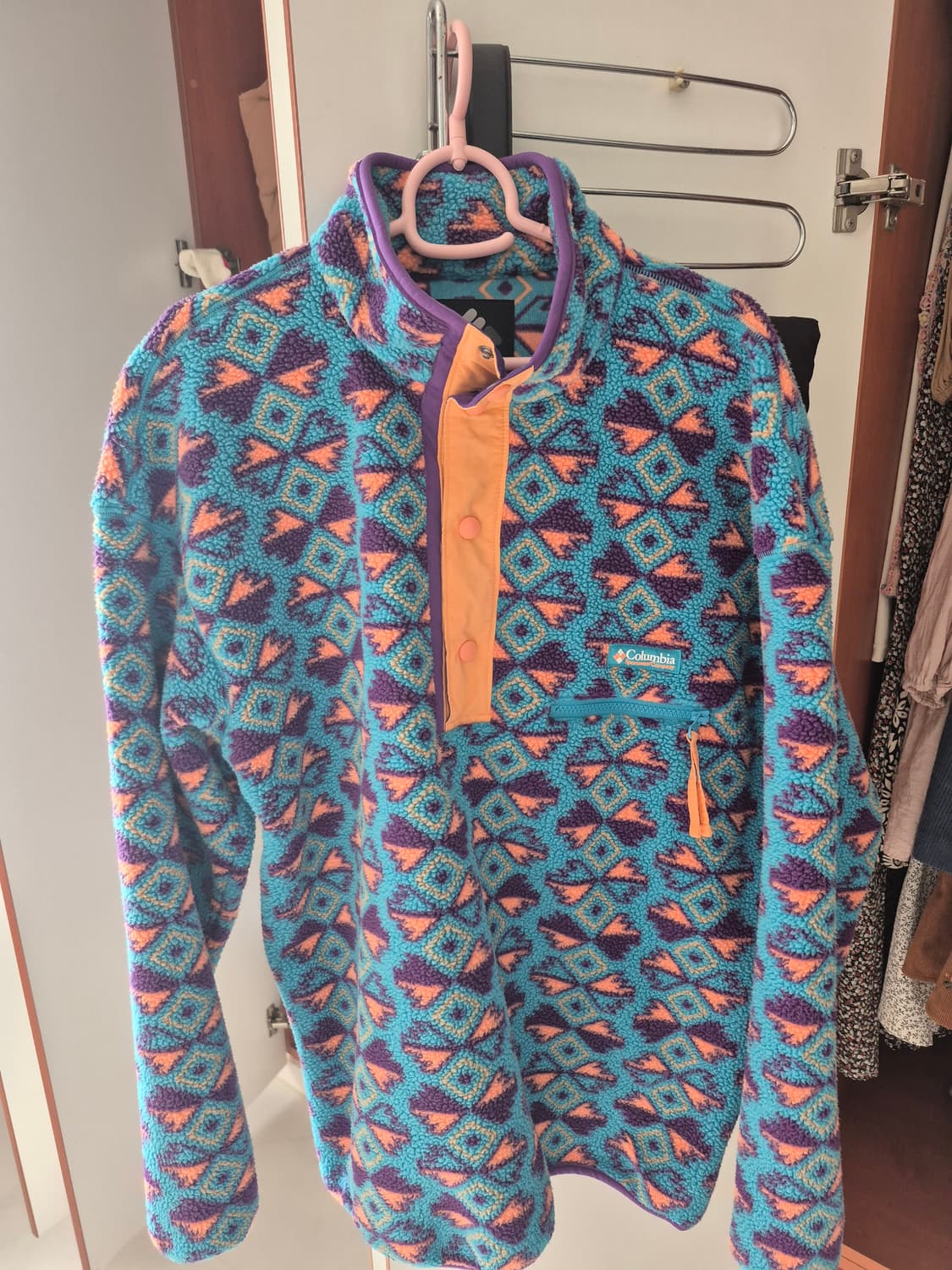 컬럼비아 플리스 XL 패턴 스웨터 상품이미지1