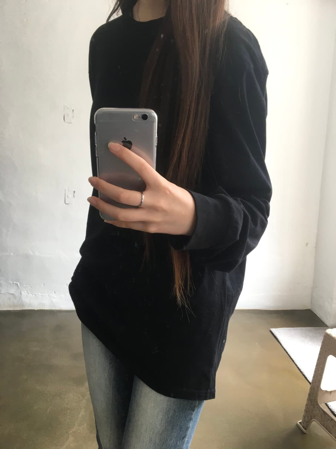 칼하트 블랙 긴팔 맨투맨 상품이미지3