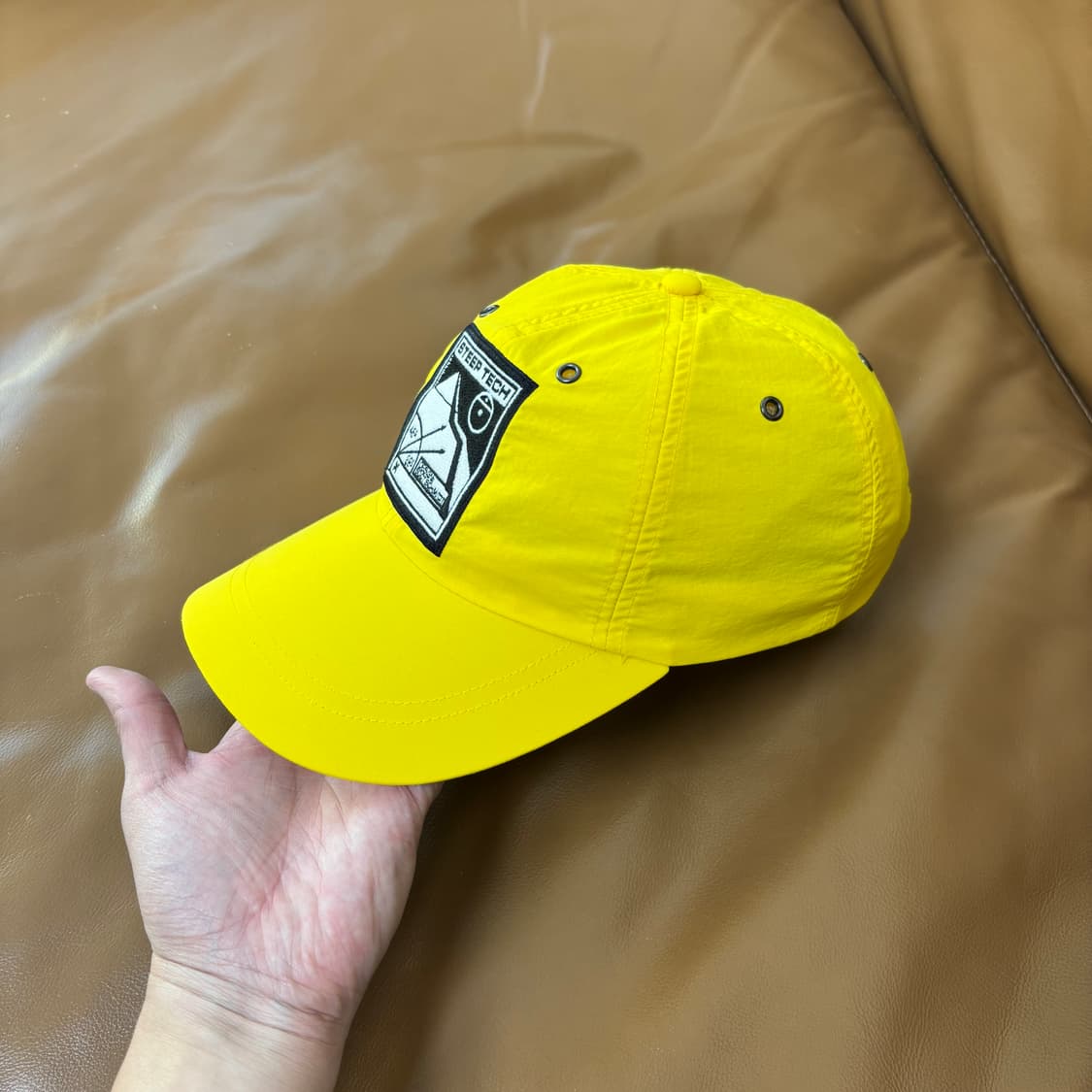 Supreme 슈프림 x 노스페이스 설산 옐로우 6패널 볼캡 모자 상품이미지4