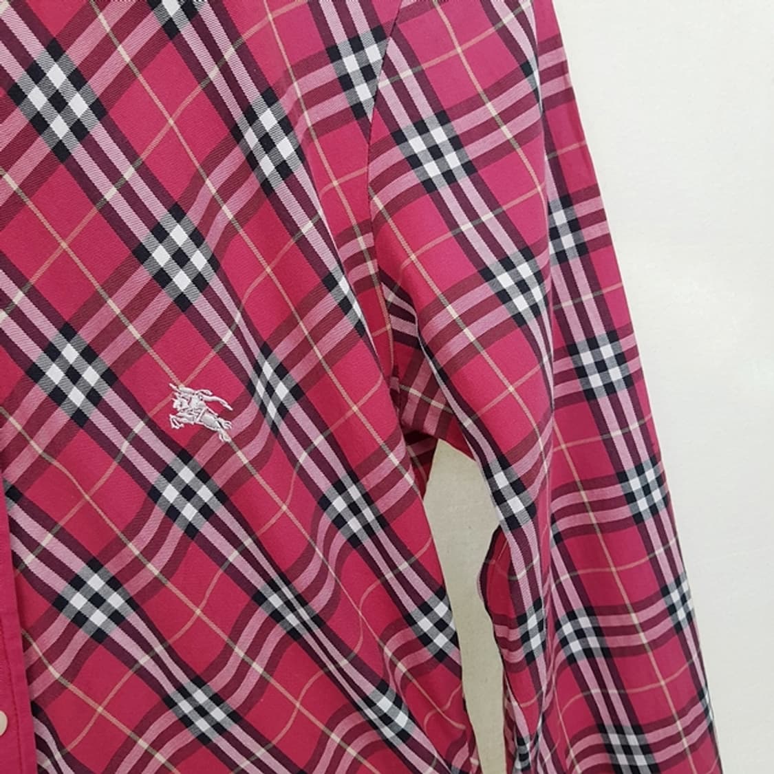 BURBERRY 버버리 런던 셔츠 와인 상품이미지3