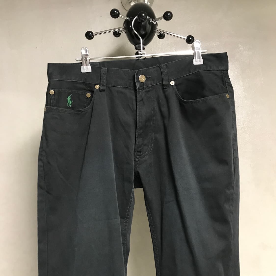 폴로 랄프로렌 코튼 팬츠 블랙 31/30 상품이미지2