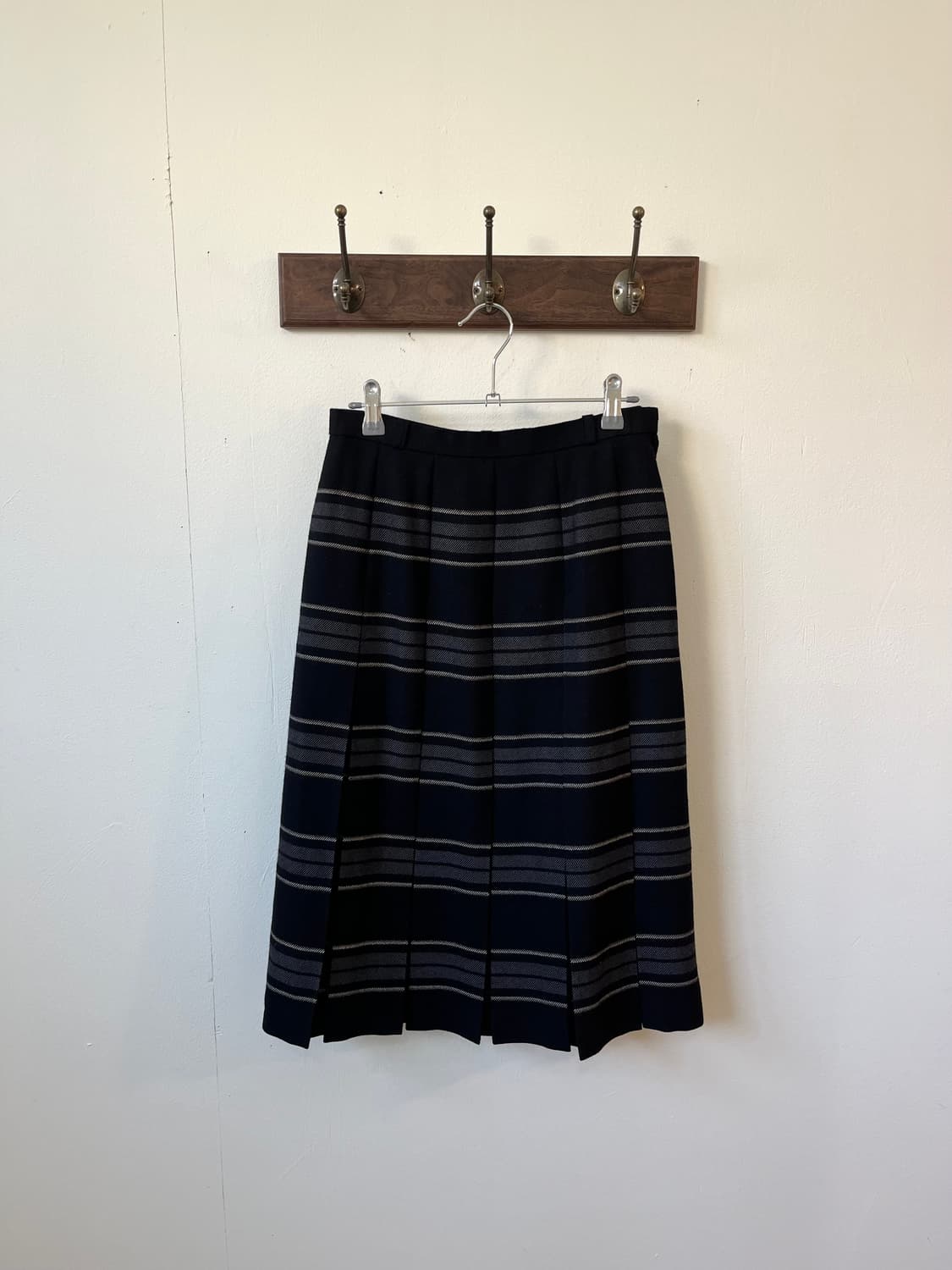 Leilian 체크 트임 스커트 상품이미지2