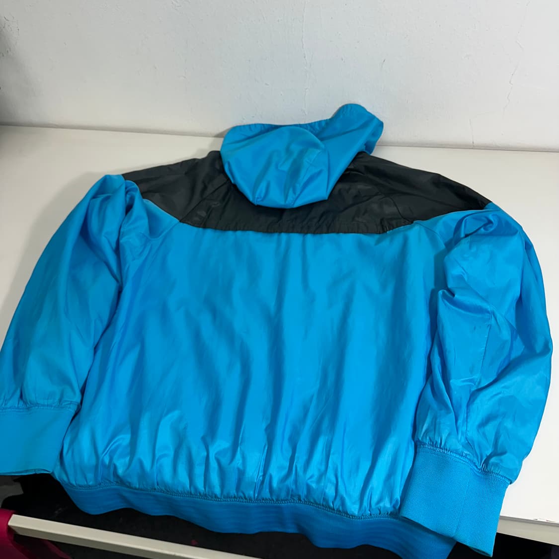 우먼XL 나이키 블루 윈드러너 바람막이 자켓 상품이미지6