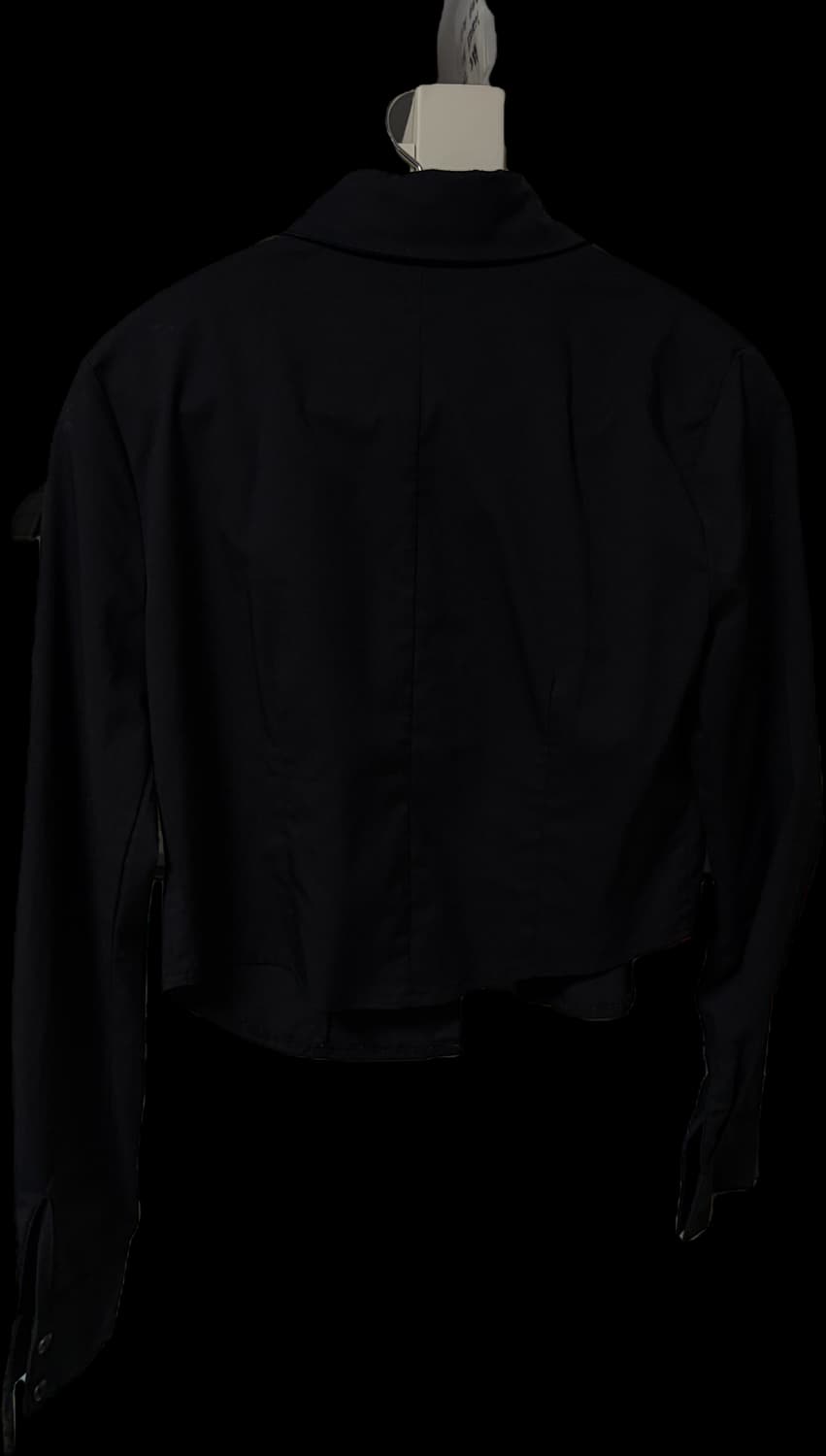 블랙업 샤큰 베이직 셔츠 / 블랙 상품이미지4