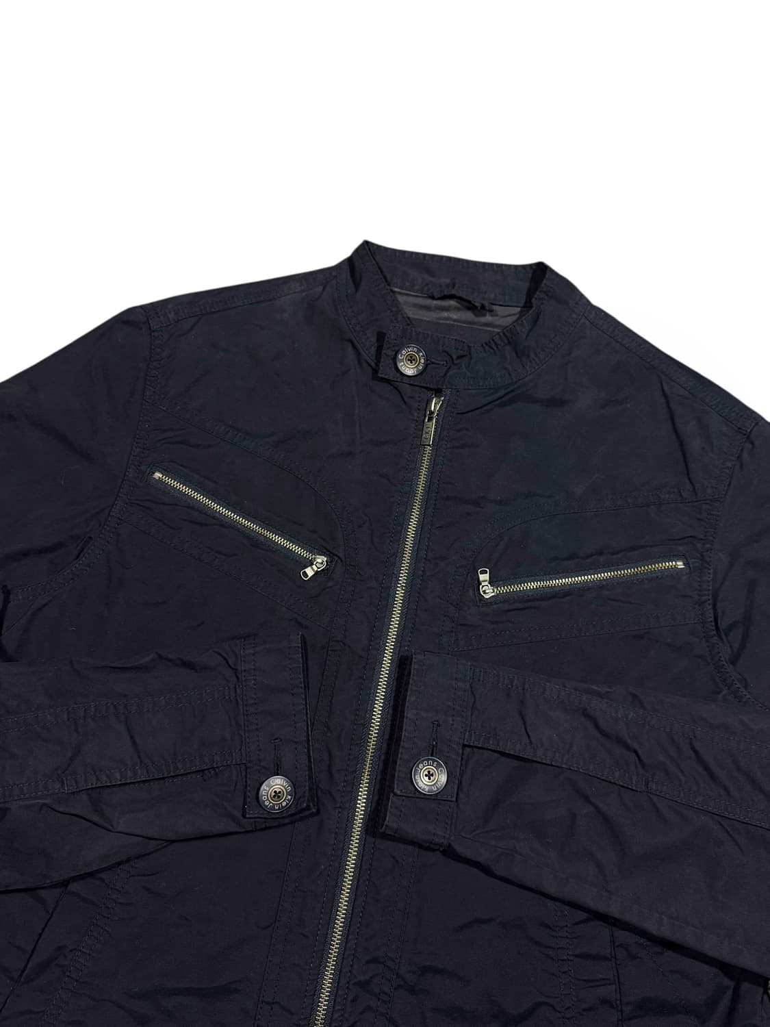 Calvin Klein 캘빈클라인 투포켓 코튼 싱글 라이더 자켓 상품이미지2