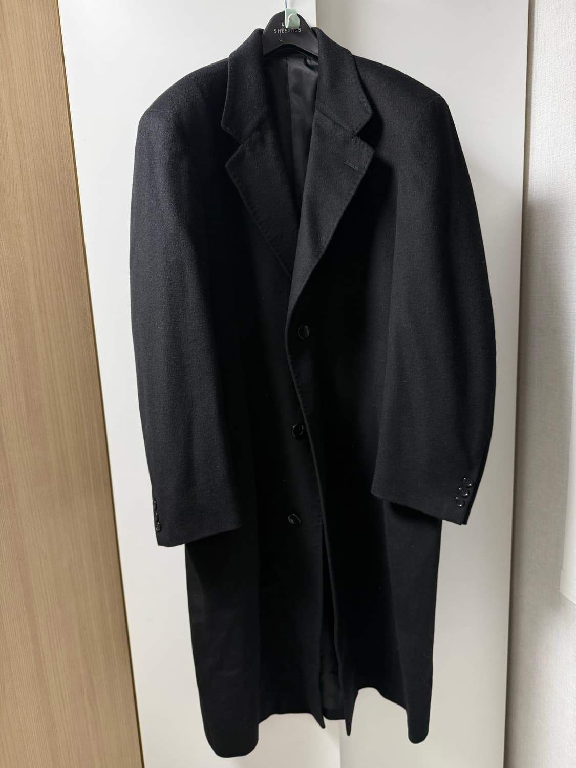 캐시미어100 캐백 롱코트 상품이미지1