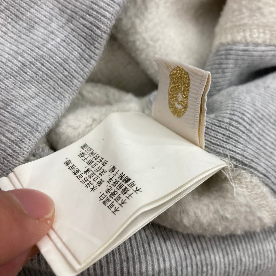 BAPE X CHAMPION 리버스위브 등판 빅 사루  상품이미지9