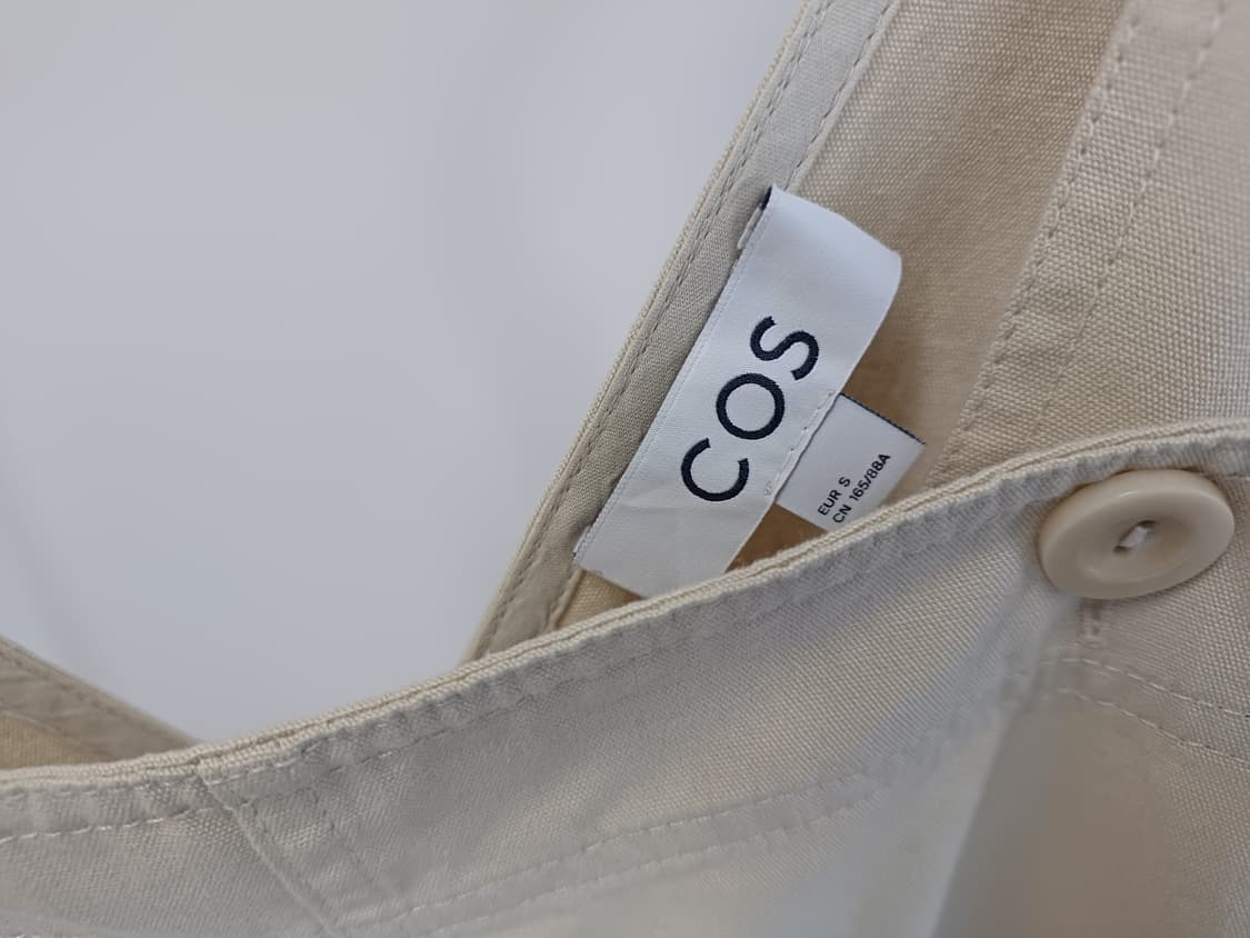 Cos코스 멜빵 랩백 와이드 점프수트 상품이미지4