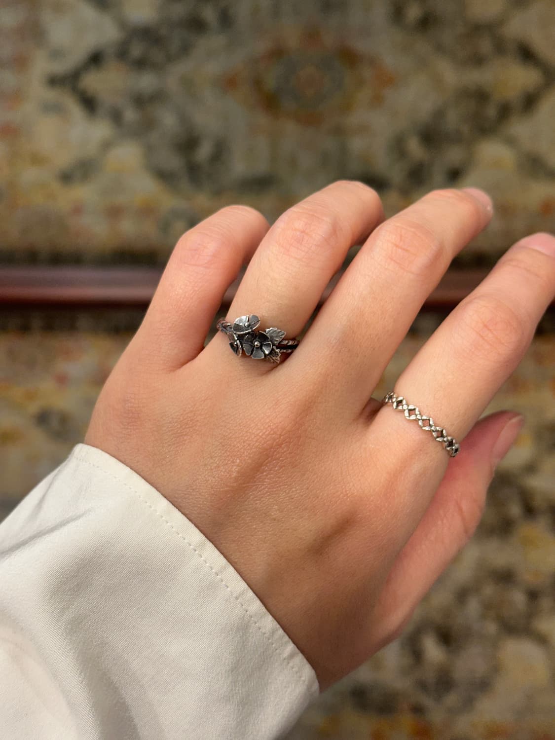 bunch of flowers 925silver baby ring 상품이미지5