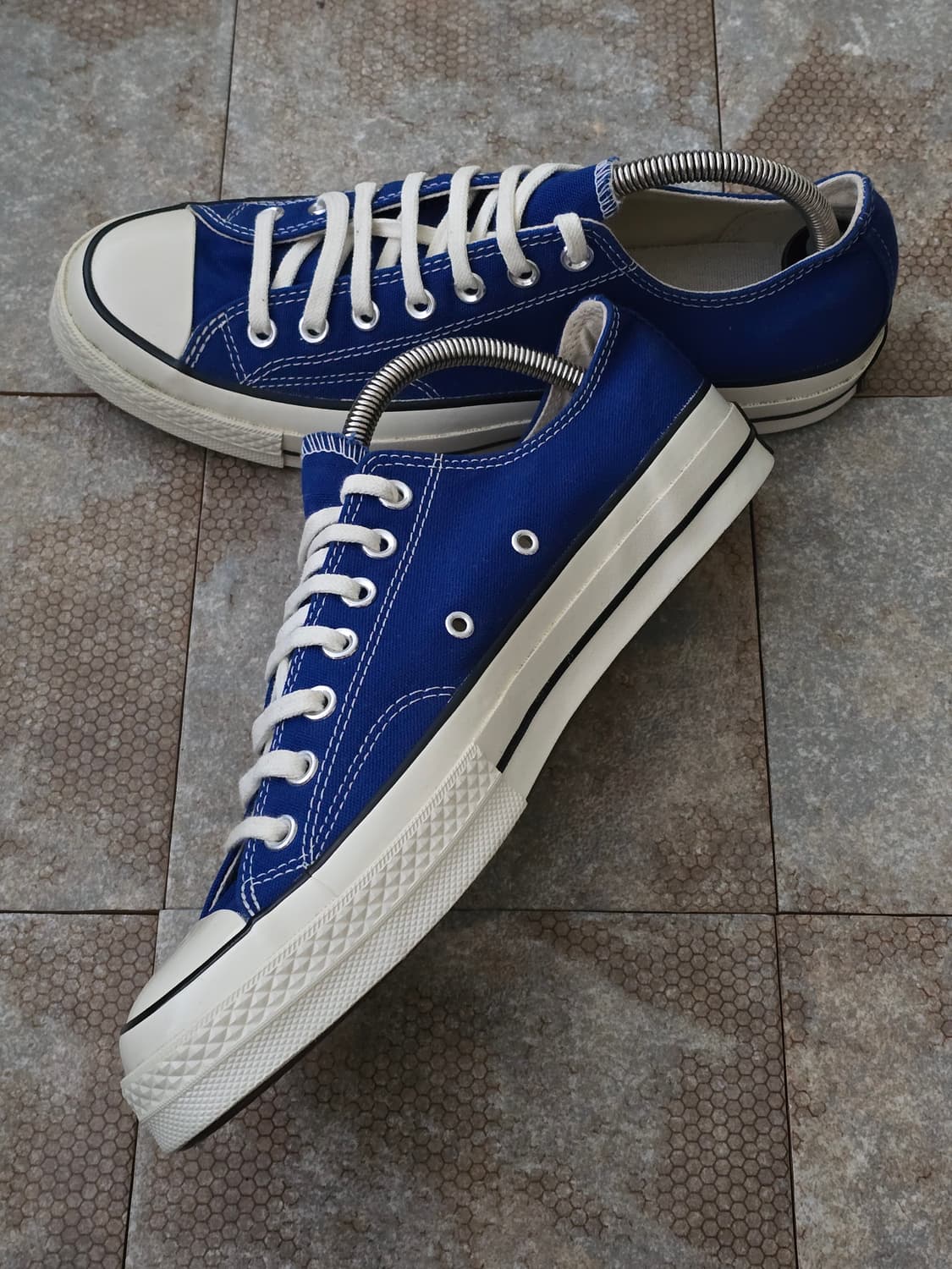 (280)컨버스 척 70 로우 빈티지 캔버스 러쉬 블루 상품이미지5