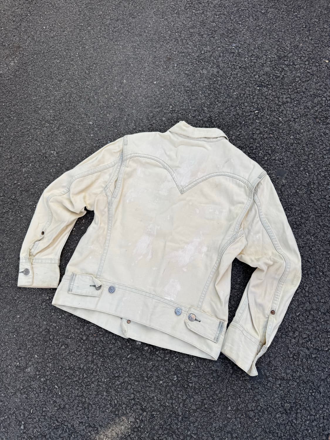 00’s Levi’s 빈티지 70901 크림 데님자켓 상품이미지8