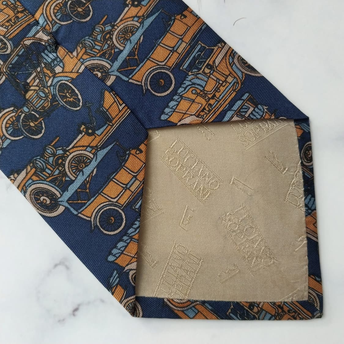 루치아노 소프라니 자동차 패턴 넥타이 9.4cm A+등급 K1764 상품이미지7