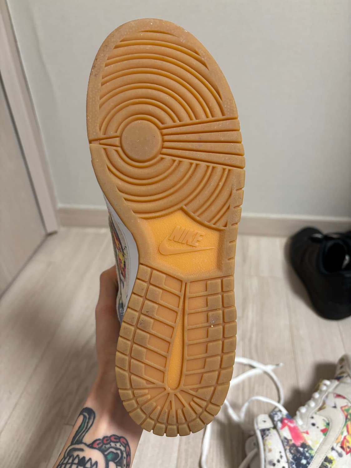 270 ] 나이키 x 슈프림 SB 덩크 하이 QS 라멜지 화이트 상품이미지10