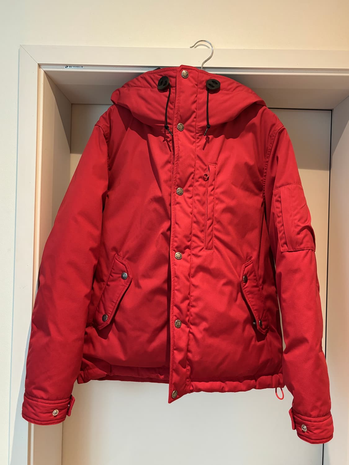 [노스페이스 퍼블라벨] 마운틴 숏 다운파카 레드 상품이미지5