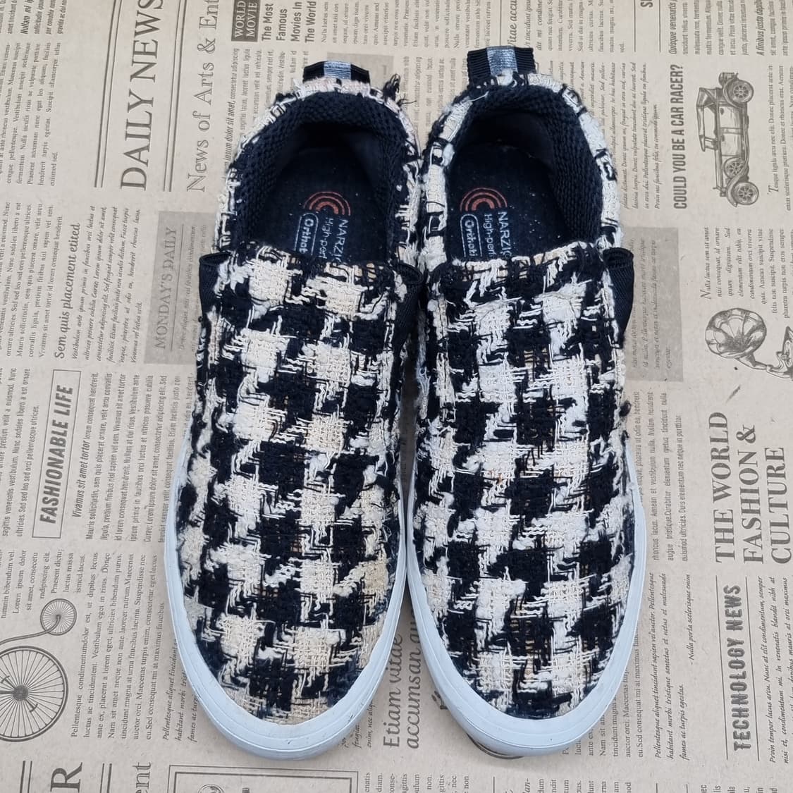 msgm 트위드 여성슬립온230 상품이미지2