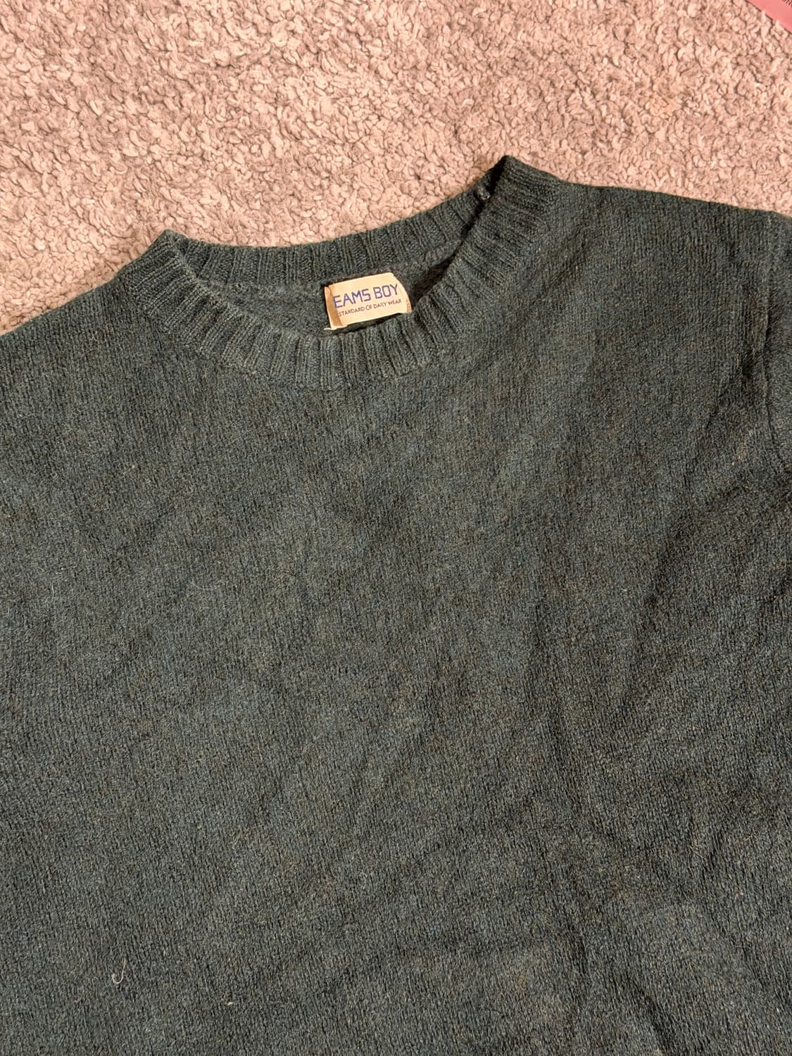 BEAMS BOY 빔즈보이 울 크롭 니트 상품이미지3