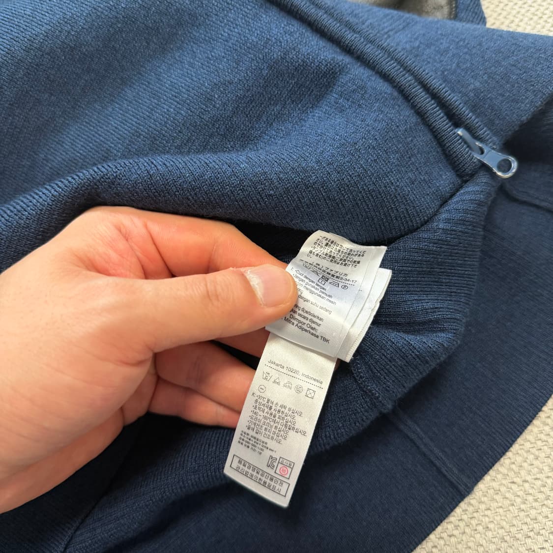 라코스테 투웨이 니트 집업 상품이미지5