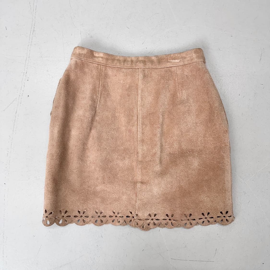 히스테릭 글래머 리얼레더 스웨이드 스커트 치마 상품이미지3