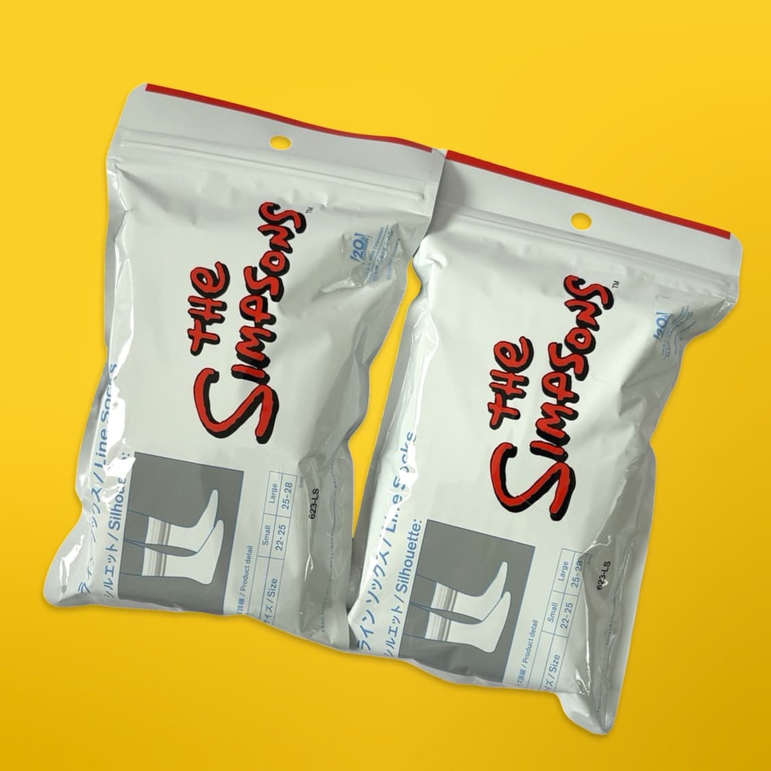 새상품) 패밀리마트x심슨 남성양말 2ea 세트 상품이미지2