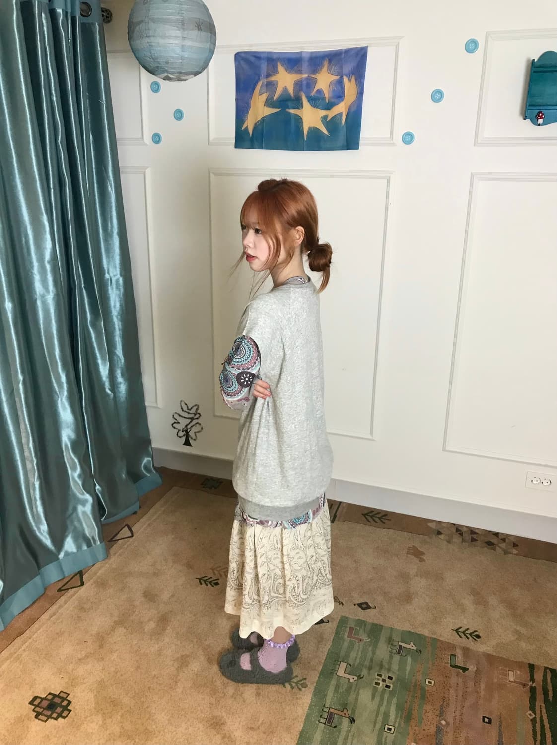 편안하지만 심심하지않은 퍼지는 실루엣이 귀여운 코디셋𖧧𓂃˖₊💐 상품이미지2