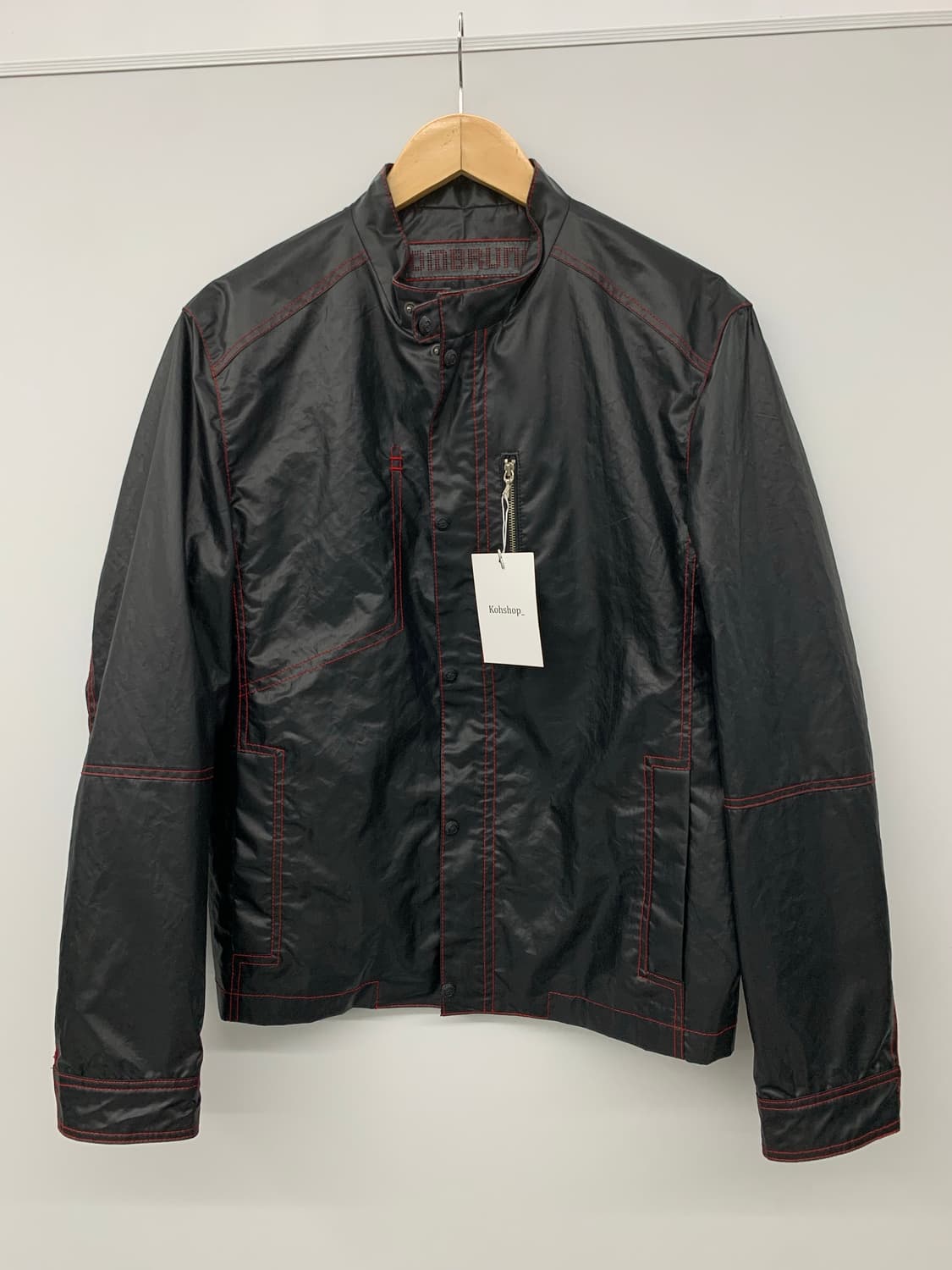 Hombruno 레드 스티치 나일론 자켓 상품이미지4