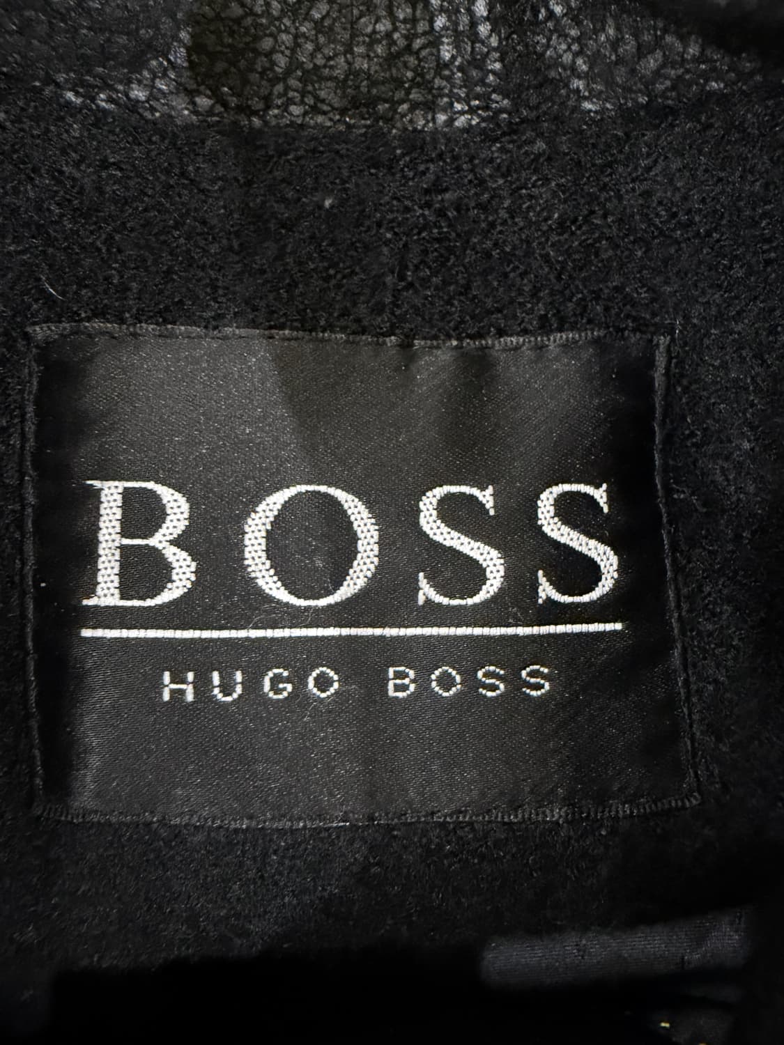 휴고 보스 울 레더 트리밍 자켓 상품이미지5