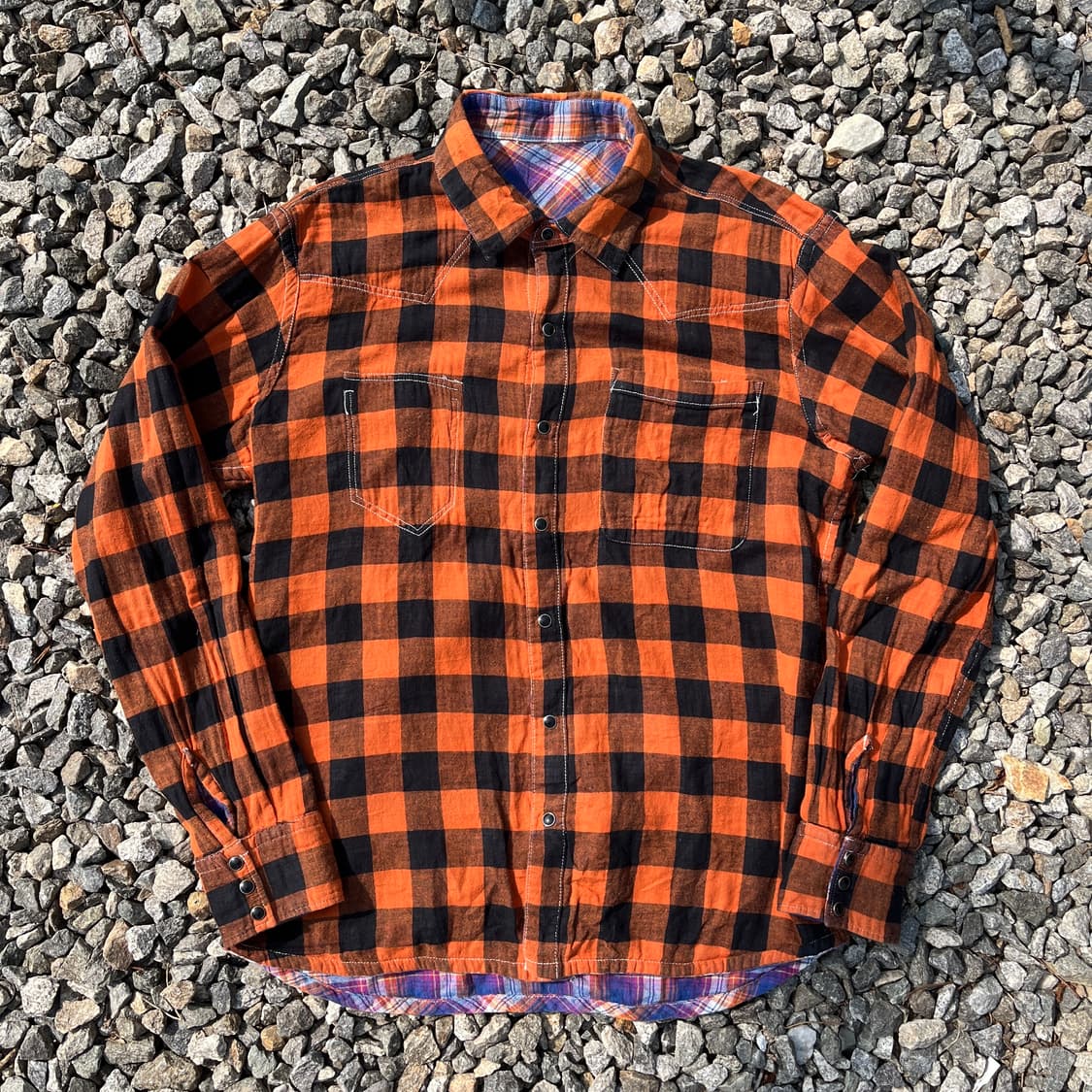 BACK NUMBER 리버시블 셔츠 (실측확인) 상품이미지4