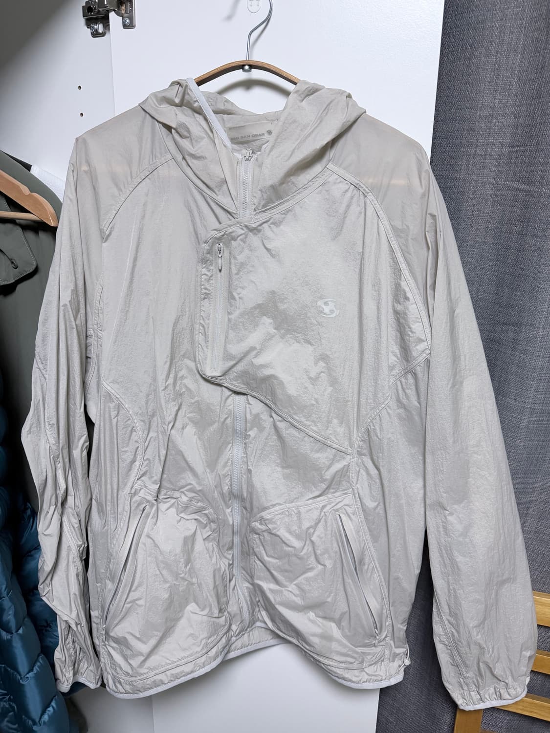 산산기어 3D 포켓 자켓 라이트 그레이 3사이즈 상품이미지2