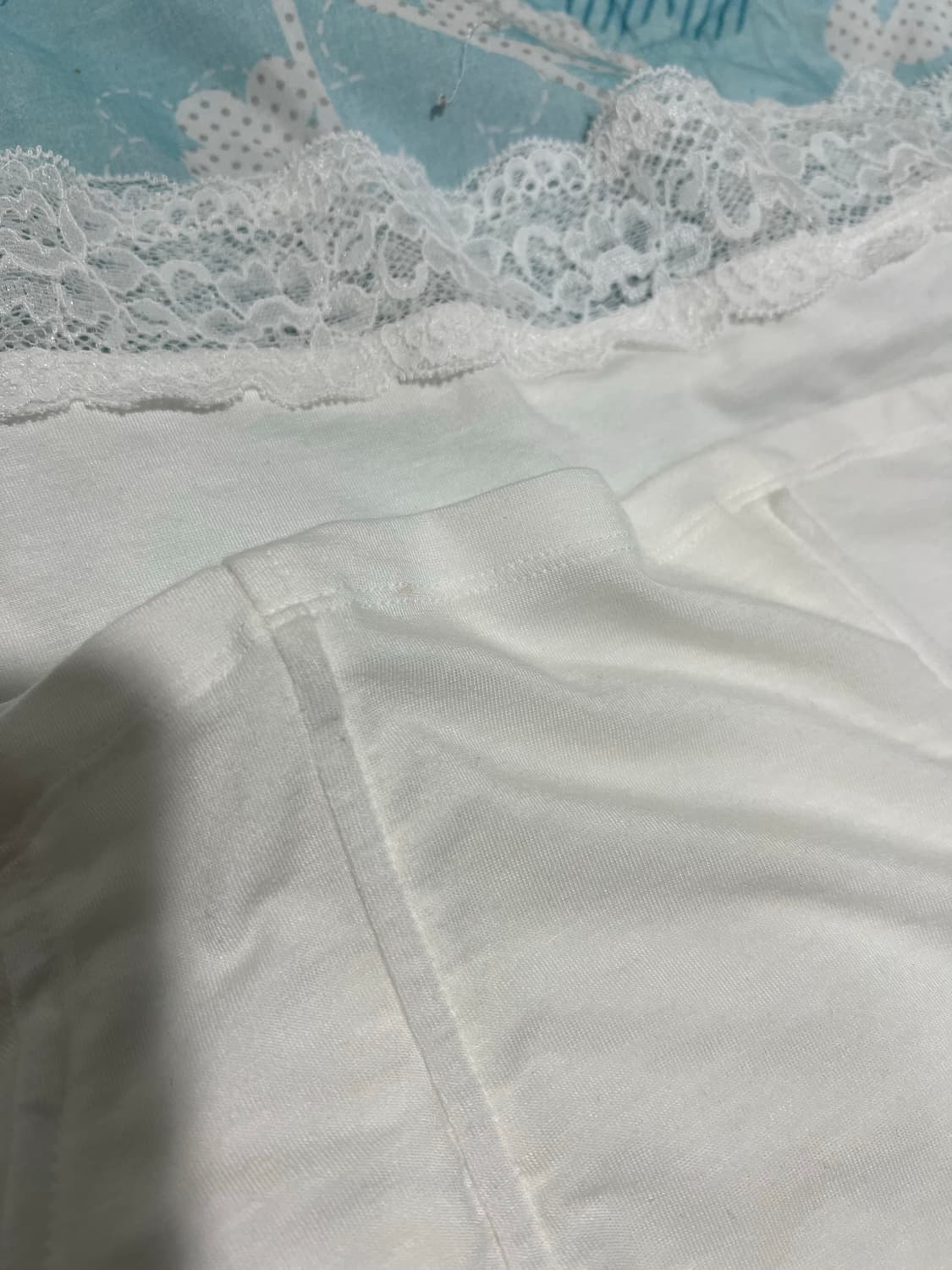 카시코 레이스 원숄더 코르셋 티 화이트(S) 상품이미지5