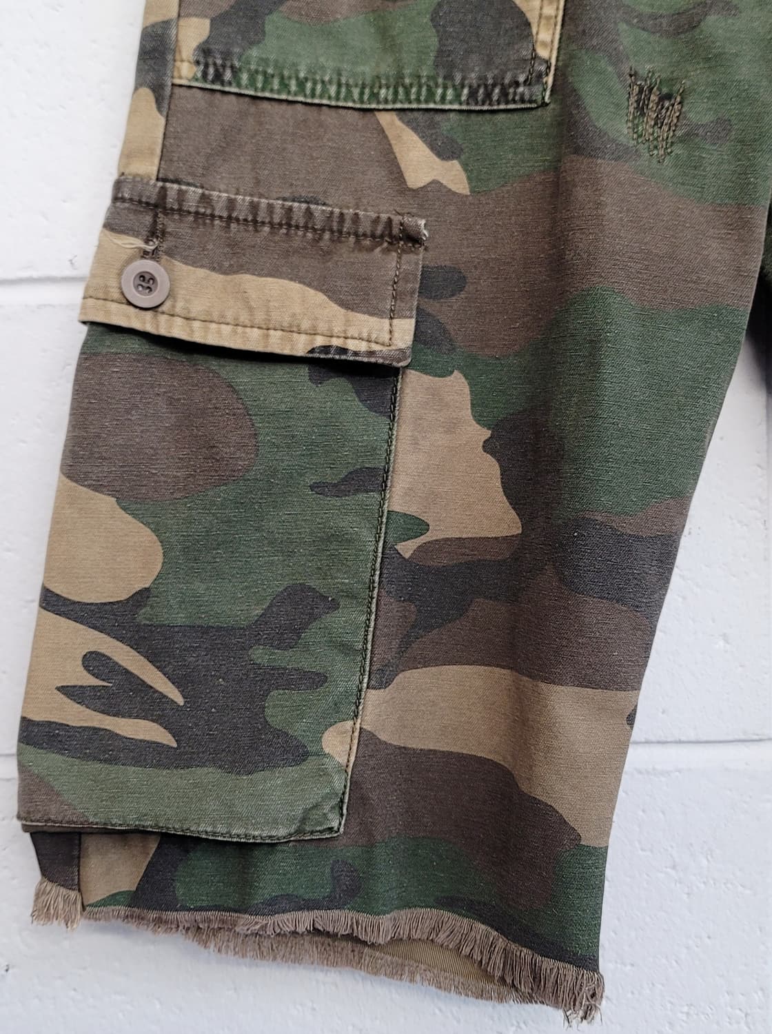 아티네로(ARTINERO) 빈티지 카모 밀리터리 하프팬츠(반바지) 판매 상품이미지7