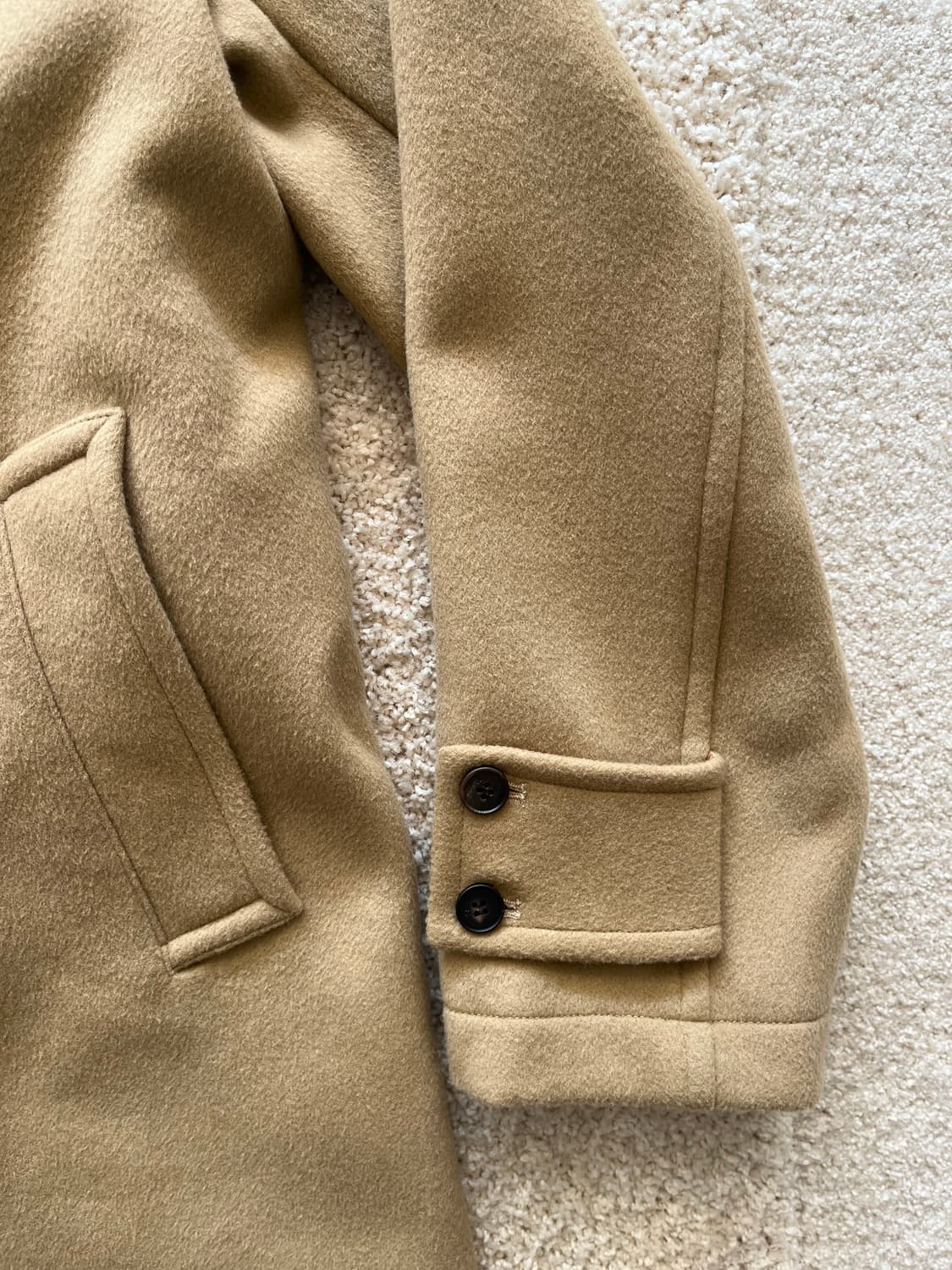 라이즈앤빌로우 캐시미어 울 발마칸 코트(103-105) 상품이미지4