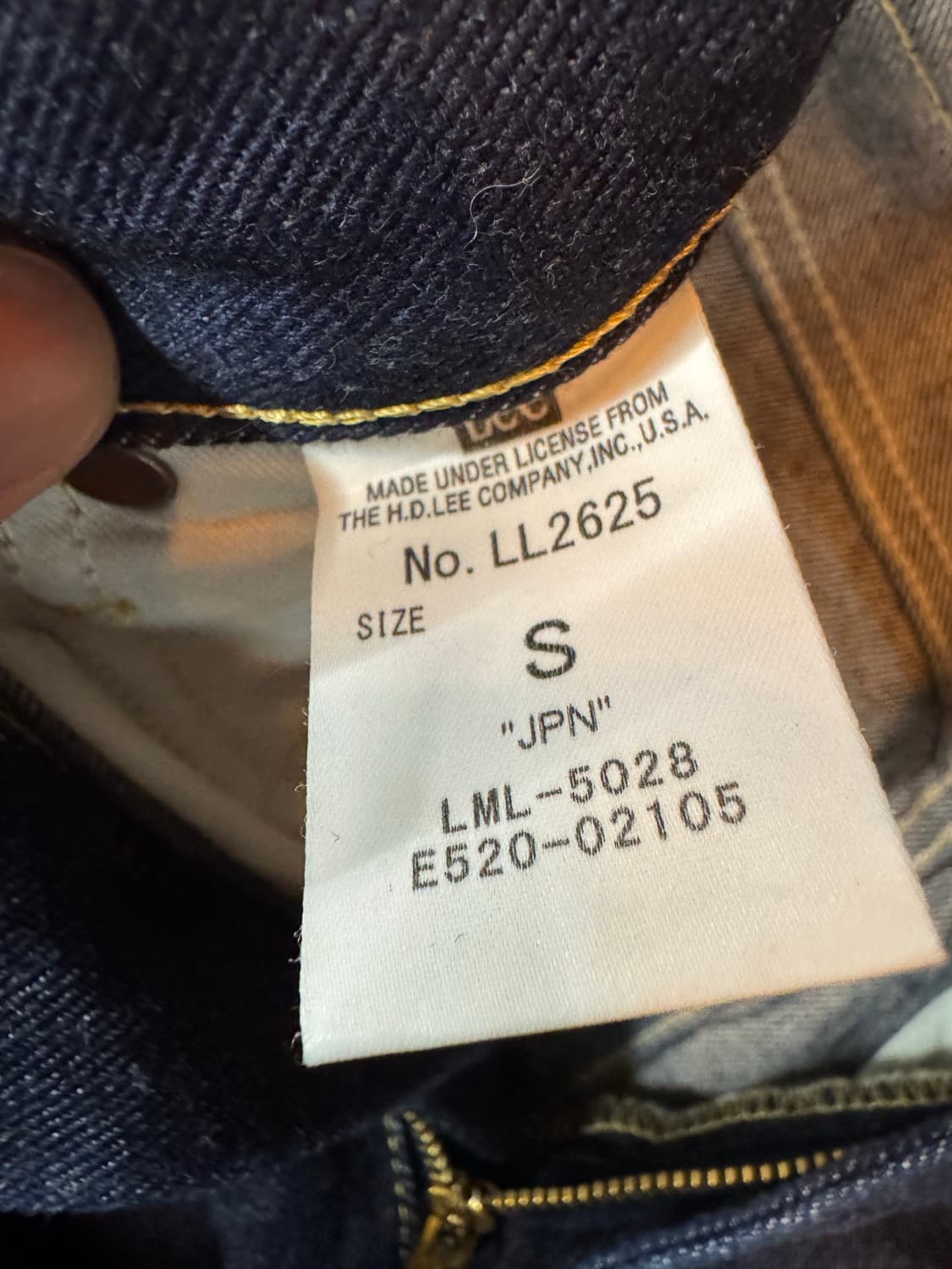 Lee 빈티지 데님 롱스커트 상품이미지5