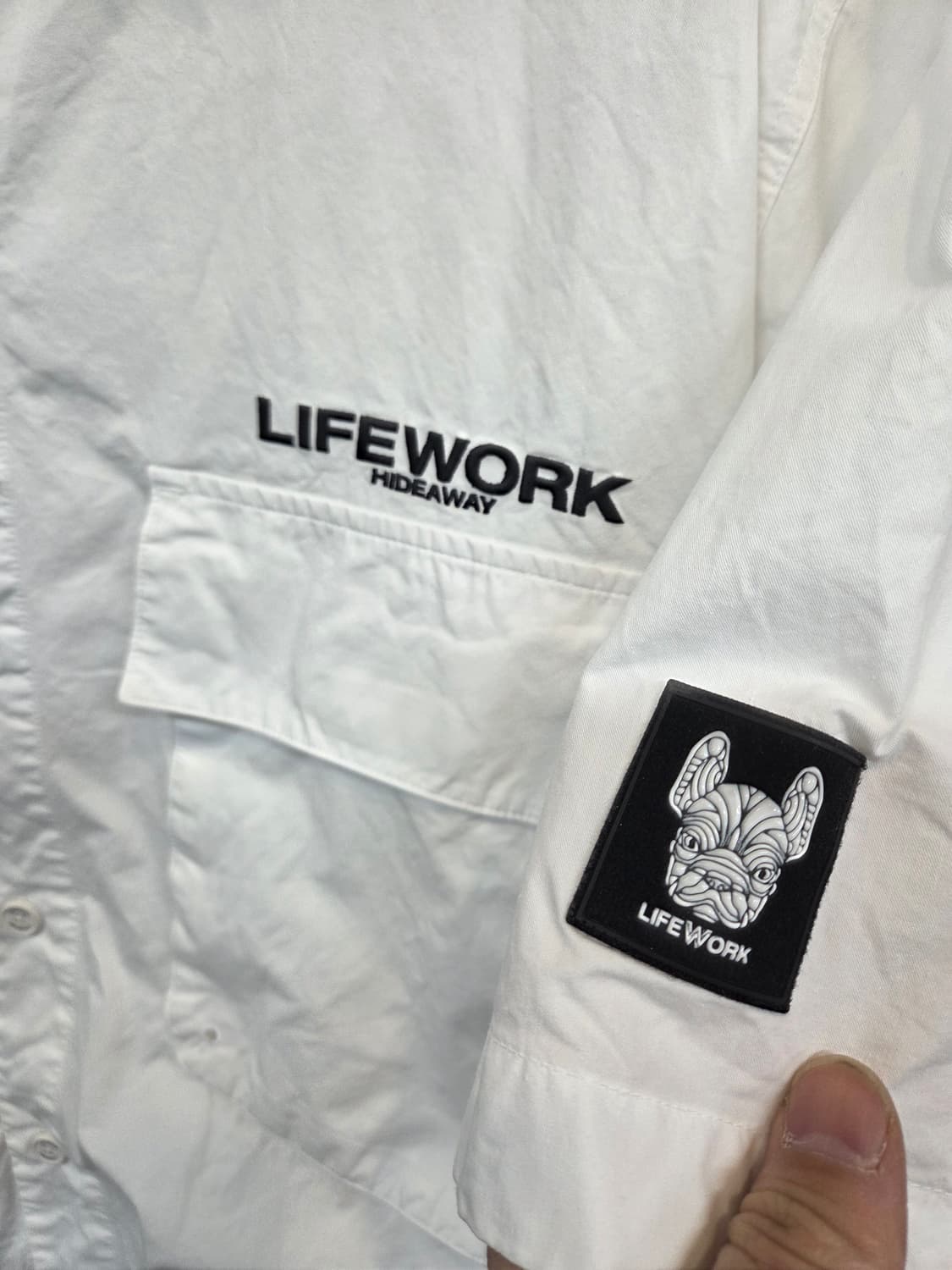 라이프워크 유틸리티 빅포켓 스트링 카라반팔 프리 오버핏  상품이미지6