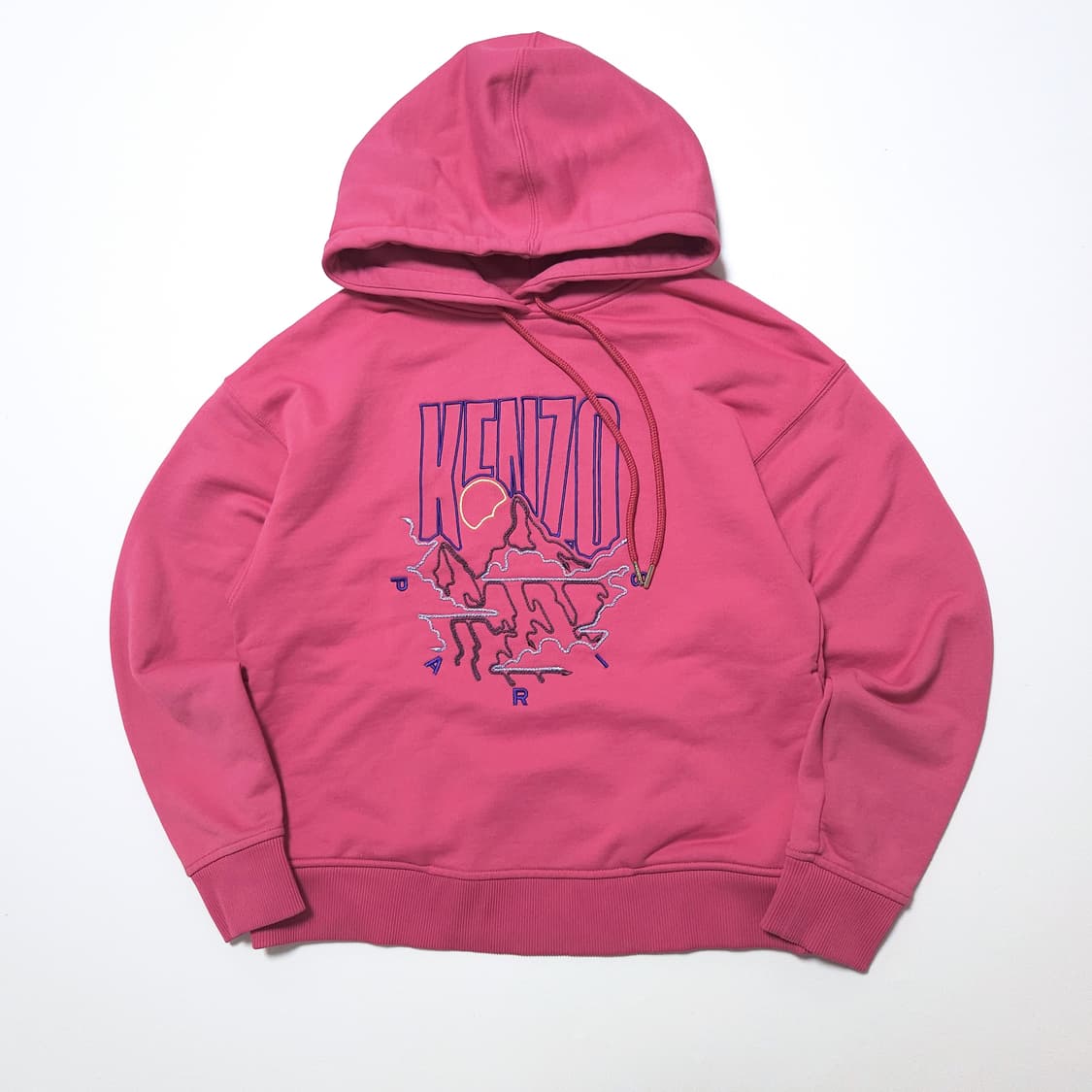 겐조 KENZO 파리스 우먼 후드 티셔츠 핑크 상품이미지1