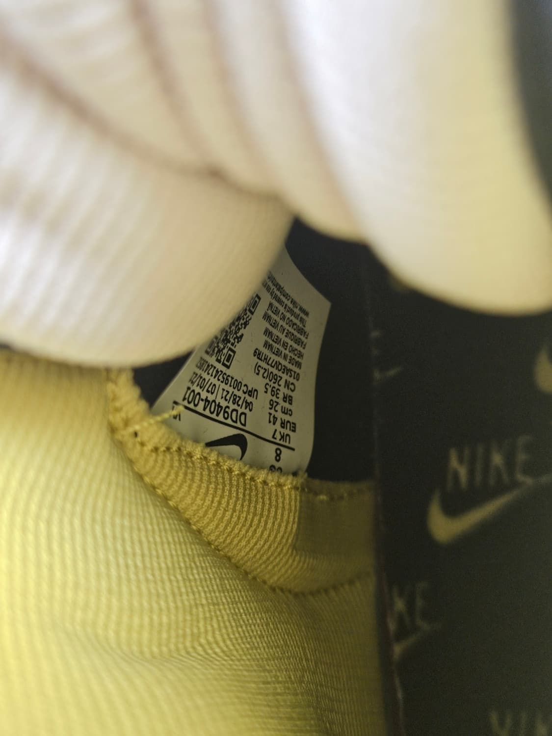 나이키 덩크하이 SP 옐로우애시드워시 스니커즈 (260MM)/ 10785 상품이미지9