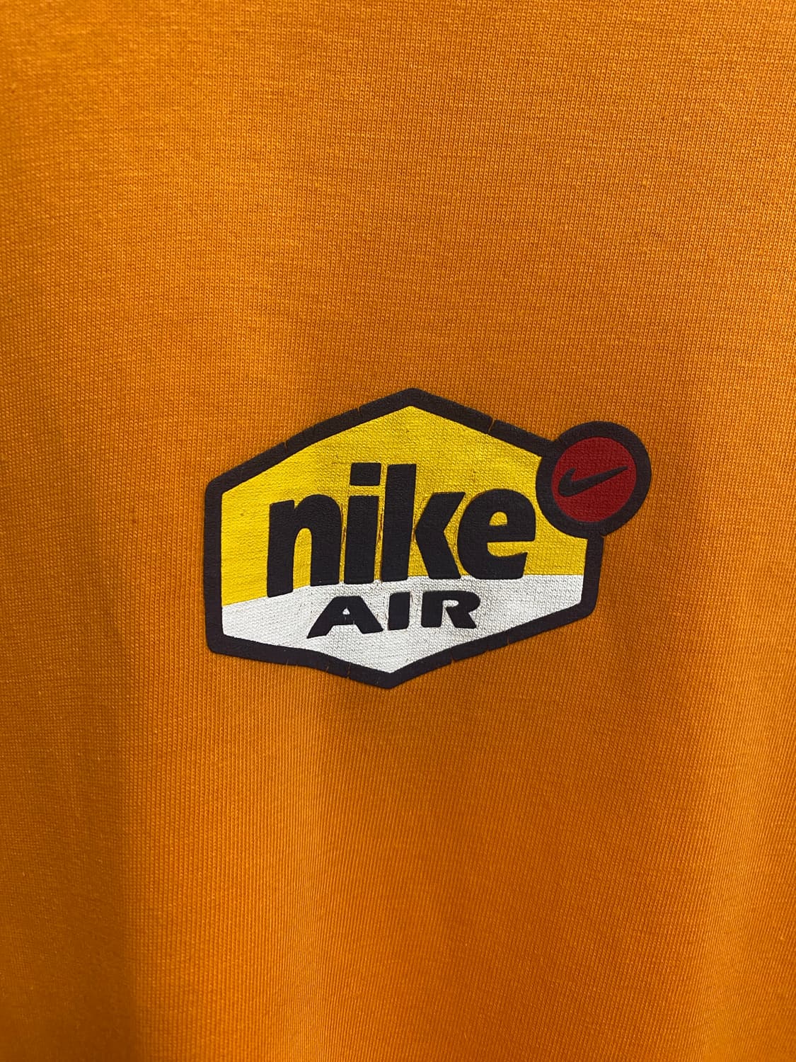 90‘s USA제조 나이키 AIR 스몰로고 오렌지 상품이미지2