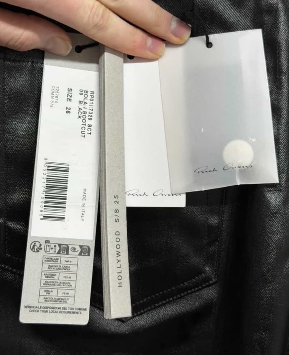 릭오웬스 볼란 sct 부츠컷 상품이미지4