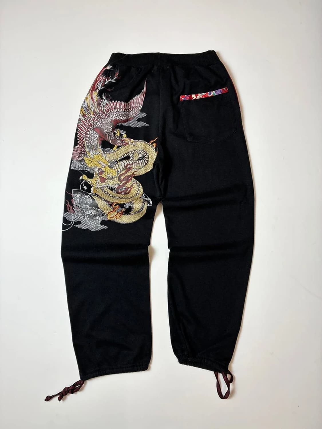 Selected 00's 재팬 오리엔탈 드래곤 자수 팬츠 PN8851 상품이미지5
