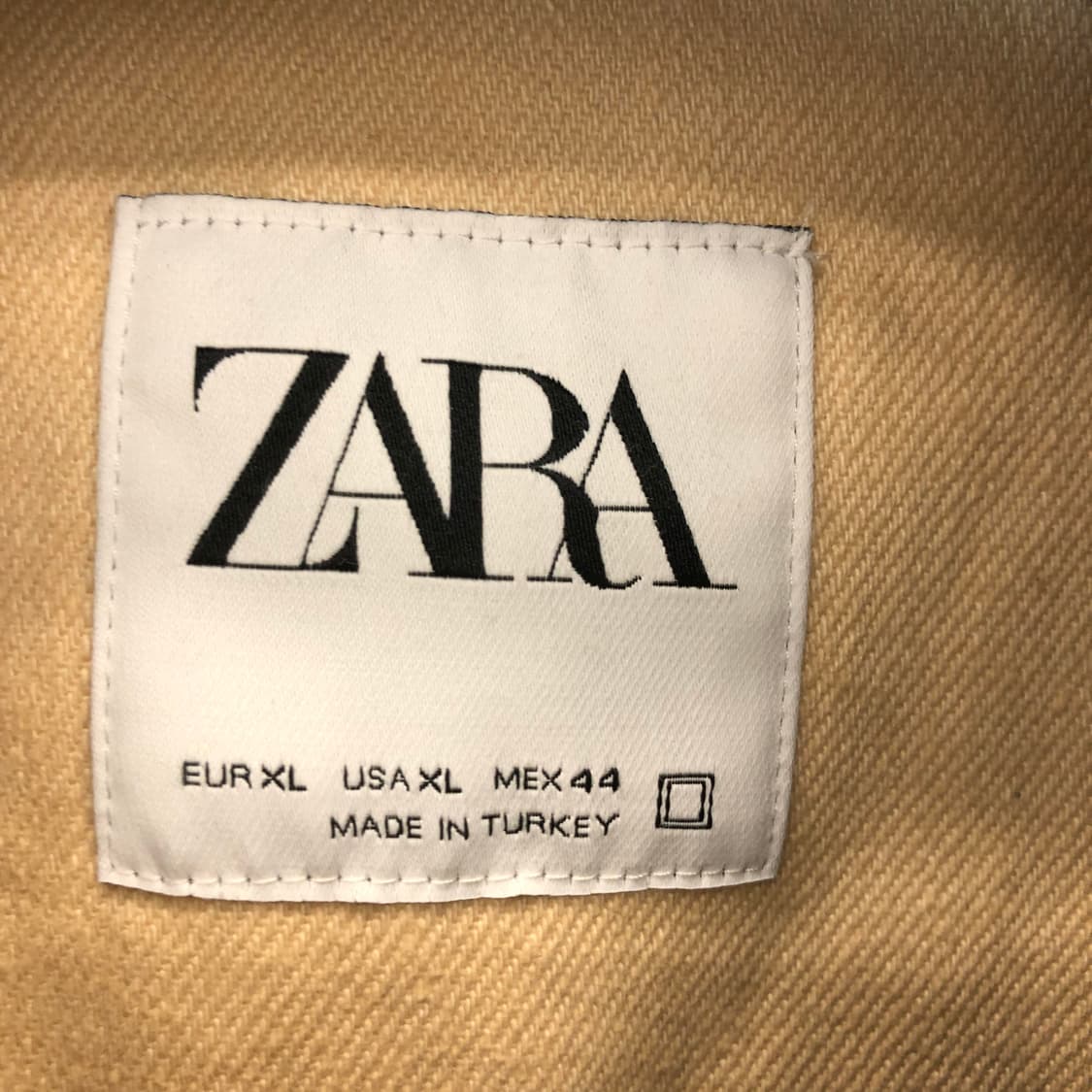 자라 (새상품) 컬러블록 데님셔츠 XL 상품이미지5