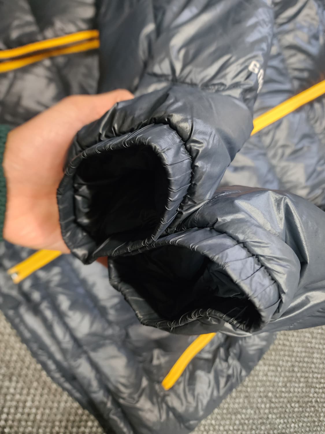 노스페이스 그레이 경량 패딩 상품이미지7